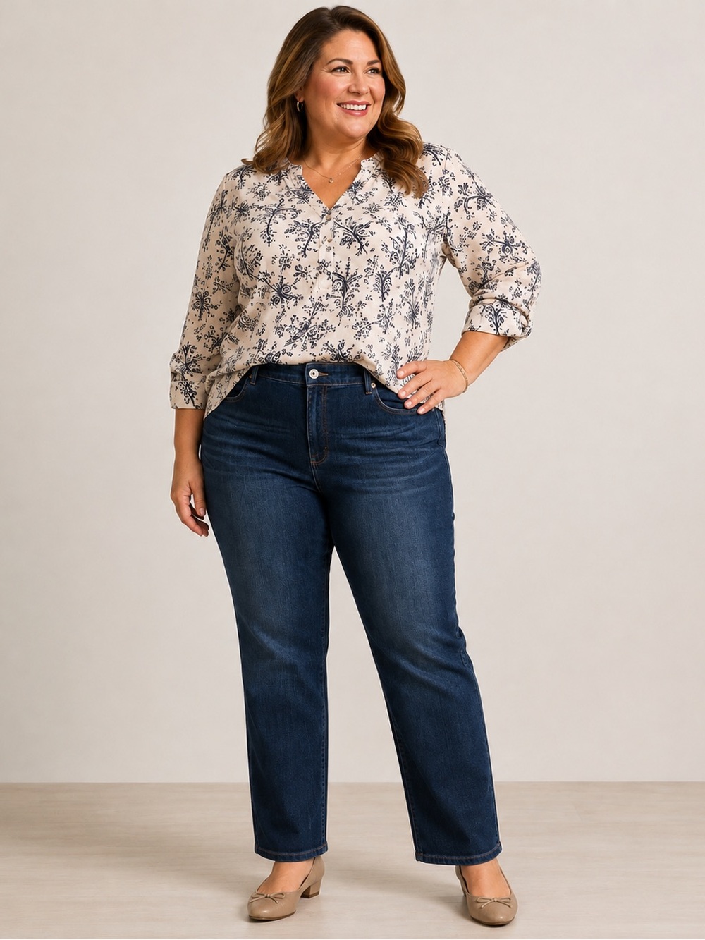 J Jill jeans high rise straight leg in plus size 22 NWT
